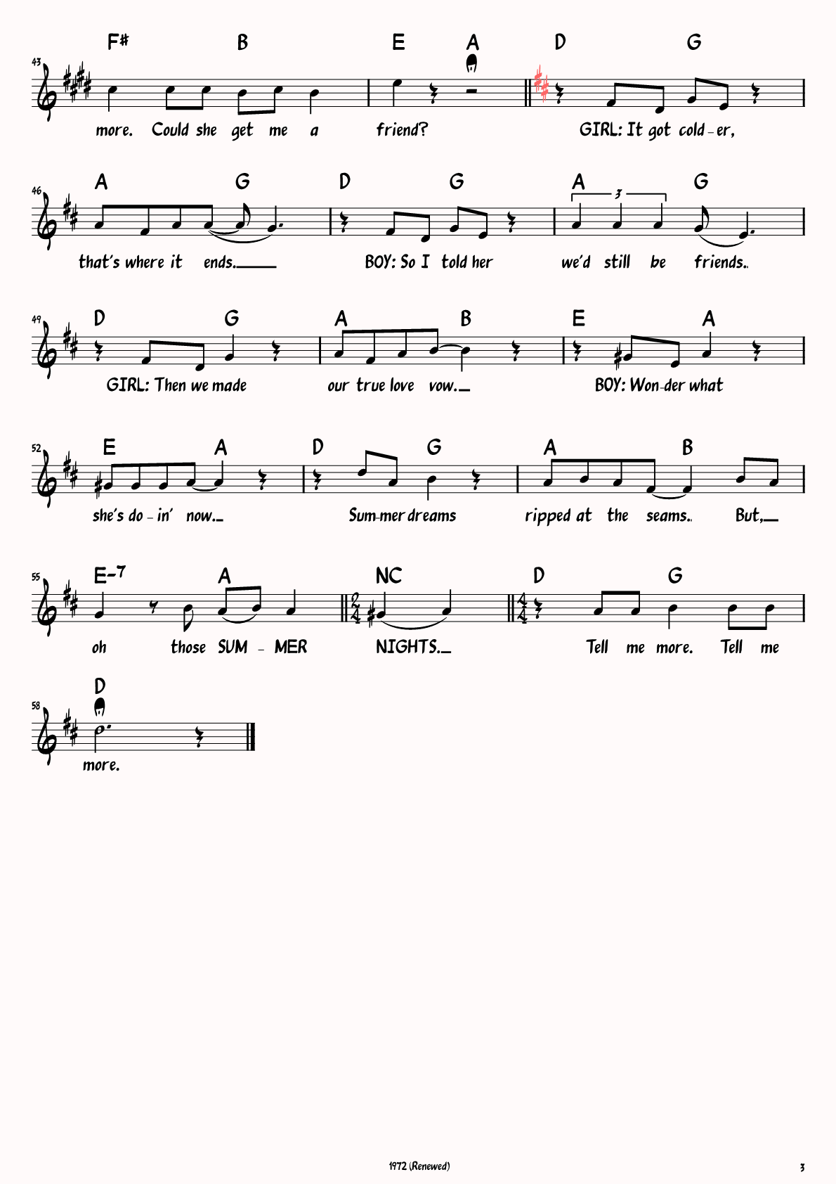 Sheet Music